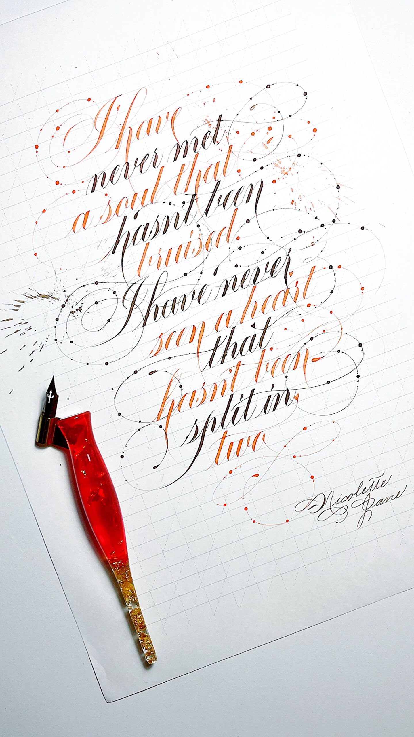Engrosser's Script by Ash Giri for SOCF